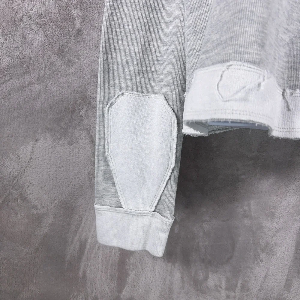 Free People Sydney Zip Hoodie Womens XS Gray Full Zip Hooded Sweatshirt Casual